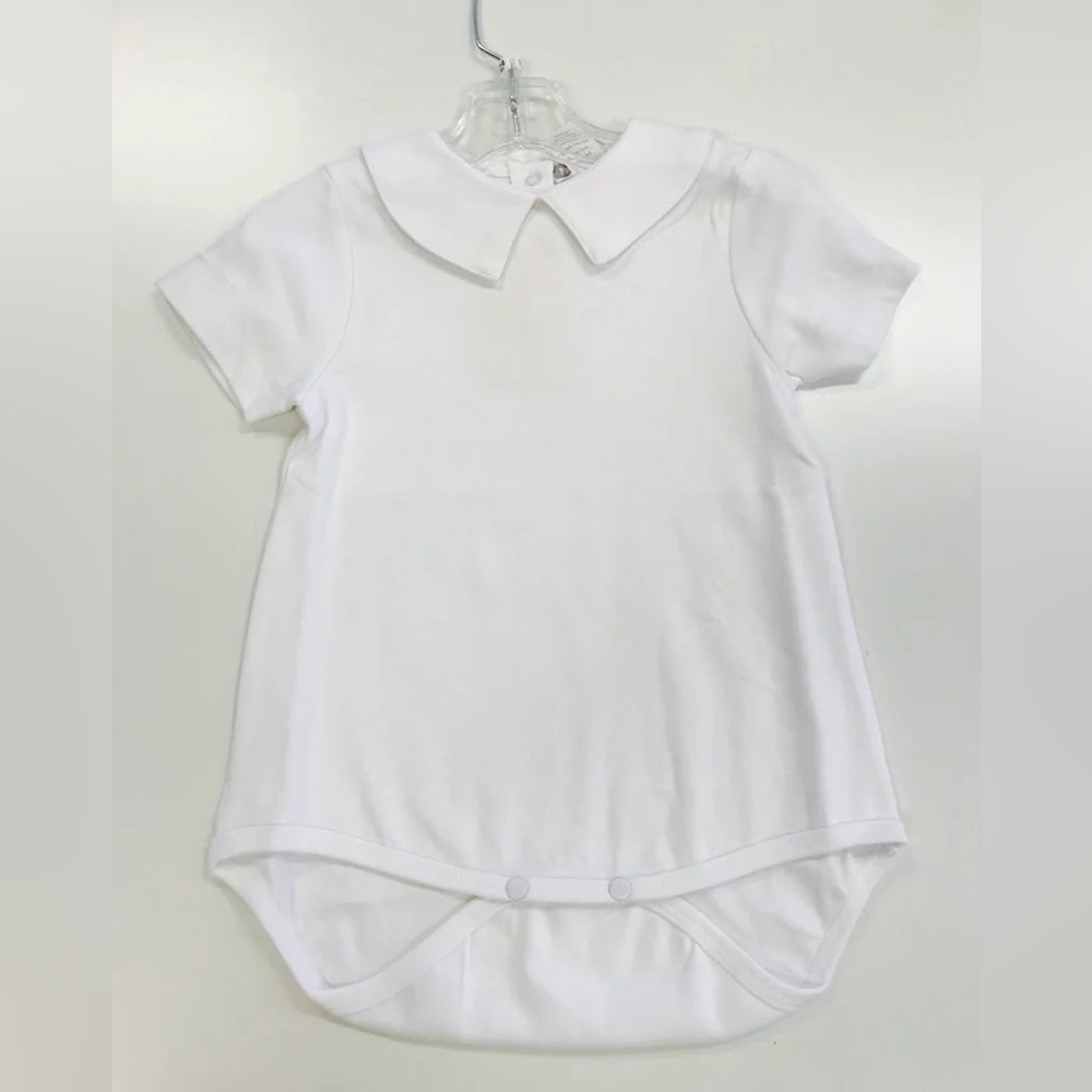 Petit Ami Baby 100% Organic Cotton Short Sleeve Onesie Size 18M